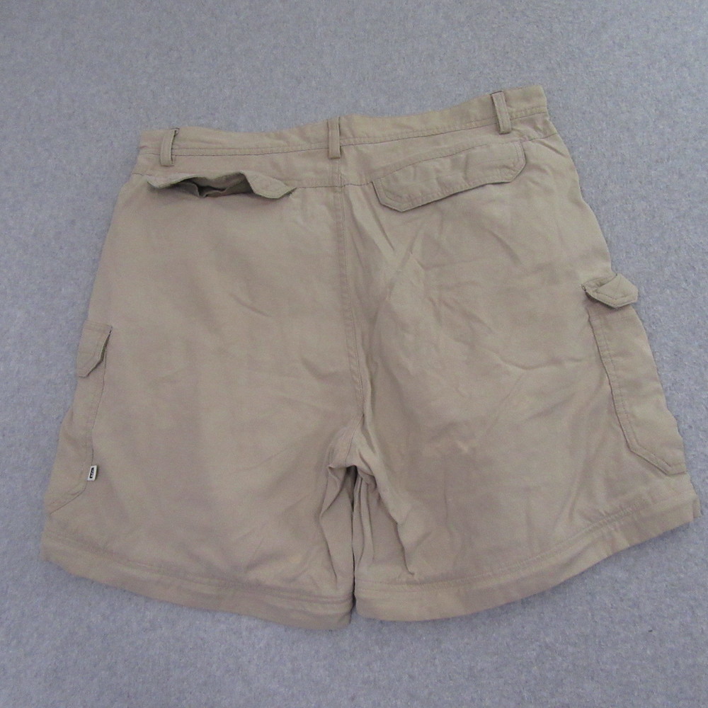 REI Mens Cargo Shorts 36 x 7 Long Beige Hikng Outdoor Pocket‎ Casual - Picture 2 of 9